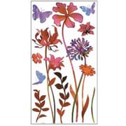 PLK151 [ラメ入りウォールステッカー FLOWER RED グリッター]