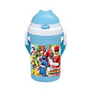 ストロー付プラボトル 動物戦隊ジュウオウジャー 400ml