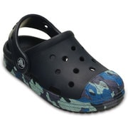 crocs bump it camo clog kids C11 [クロックス バンプイット カモ クロッグ キッズ 18.0cm ネイビー]