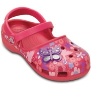 crocs karin butterfly clog kids C12 [18.5cm レッド]