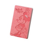 キャラクターズモバイルバッテリー 4000mAh 石付きエンボス ミニー ピンク 0300