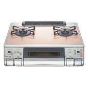 ピンクガラストップ ワイドオートグリル 都市ガス用 右強火タイプ NLW2269ASZSGR/13A
