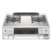 シルバーガラストップ ワイドグリル  LPガス用 右強火タイプ NLW2268TSKSIR/LPG