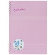 ロジカル・エアー Wリングノート B5 A罫 ピンク NW-B509A-P