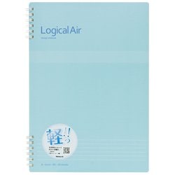 ロジカル・エアー Wリングノート B5 B罫 ブルー NW-B509B-B