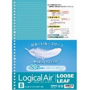 ロジカル・エアー 軽量ルーズリーフ A4 30穴 B罫 50枚 LL-A402B