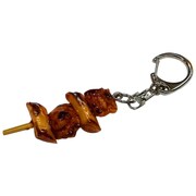 2516 焼き鳥ネギマたれ [食品サンプルキーホルダー]