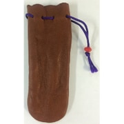 牛皮カラー印袋 No.1 (小) 15×60mm用 茶 IB-K82