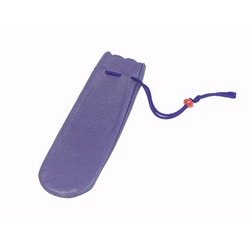牛皮カラー印袋 No.0 （小小） 12×60mm用 青 IB-K74