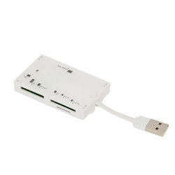 USB2.0マルチカードリーダー ホワイト CRW-5M67W