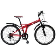 折りたたみ自転車 26型 フロントサスペンション付 FDB266 MG-FR266