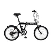 折りたたみ自転車 20型 ACTIVE911 ノーパンクタイヤ FDB20 6S MG-G206N-BK
