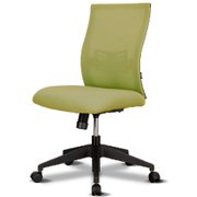 コンパクトメッシュチェア 肘なし グリーン RWC-09X-G