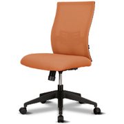 コンパクトメッシュチェア 肘なし オレンジ RWC-09X-OR
