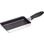 玉子焼き器 コンパクト 2層鋼 ふっ素加工 9.5×17.5cm HB-2189
