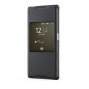 SCR42 [Xperia Z5 SO-01H用 ウィンドウ付きカバー ブラック]