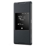 SCR46 [Xperia Z5 Premium SO-03H用 ウィンドウ付き保護カバー ブラック]