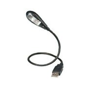 USB LEDライト 2灯タイプ ブラック UA-LED006BK