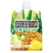 大粒アロエinクラッシュタイプの蒟蒻畑パイナップル味 150g