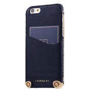 VT-69531-NV [iPhone 6Plus/6s Plus用 Minimalistレザーケース ネイビー]