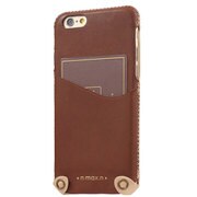 VT-69532-BR [iPhone 6Plus/6s Plus用 Minimalistレザーケース ブラウン]