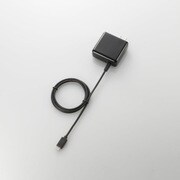 スマートフォン タブレット用 AC充電器 USB_Type-C ケーブル直生え 1.0m 5V3A対応 ブラック MPA-ACCFC103BK