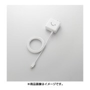 スマートフォン タブレット用 AC充電器 USB_Type-C ケーブル直生え 1.0m 5V3A対応 ホワイト MPA-ACCFC103WF