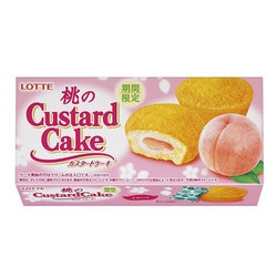 ヨドバシ Com ロッテ Lotte 桃のカスタードケーキ 6個 菓子 通販 全品無料配達