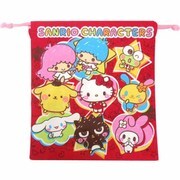 巾着 サンリオキャラクターズ Sサイズ [キャラクターグッズ]