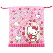 巾着 ハローキティ Mサイズ ピンク [キャラクターグッズ]