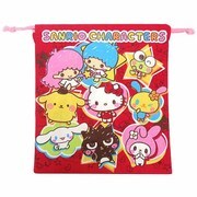 巾着 サンリオキャラクターズ Mサイズ [キャラクターグッズ]