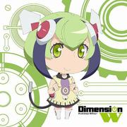 もふもふミニタオル Dimension W(ディメンジョンダブリュー) 百合崎ミラ