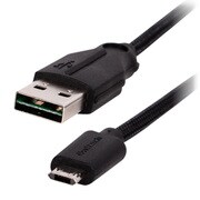 どっちも両挿し対応 マイクロUSB ストロングケーブル 1.5m ブラック OWL-CBJDSMUB15-BK
