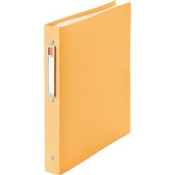 クリヤーブック交換式 noie-style（ノイエスタイル） A4 S型 ポケット20枚 オレンジ N7683-4