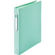 クリヤーブック交換式 noie-style(ノイエスタイル) A4 S型 ポケット20枚 ライトグリーン N7683-19