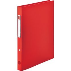 リングファイル A4 レッド F7681-3
