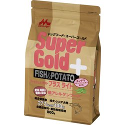 スーパーゴールド フィッシュ＆ポテト プラス ライト 肥満ケア用・関節ケア用 [犬用 ドライフード 800g 総合栄養食]