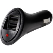 両挿し対応ケーブル付DC充電器 ブラック OWL-CCU1MUB15-BK