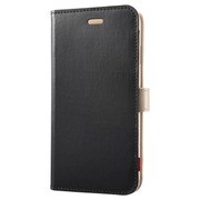 BSIP15CLSMBK [iPhone 6/6s レザーケース サイドマグネットタイプ ICカード対応モデル ブラック]