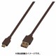GH-UCSMBWシリーズ リバーシブルmicroUSB充電・データ転送ケーブル 2m ブラウン GH-UCSMBW2-BR