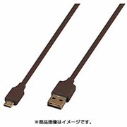 GH-UCSMBWシリーズ リバーシブルmicroUSB充電・データ転送ケーブル 2m ブラウン GH-UCSMBW2-BR