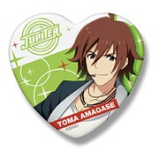ハート缶バッジ アイドルマスター SideM 天ヶ瀬冬馬