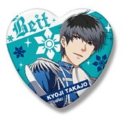 ハート缶バッジ アイドルマスター SideM 鷹城恭二
