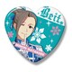 ハート缶バッジ アイドルマスター SideM 渡辺みのり