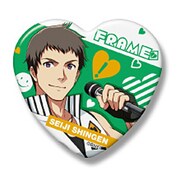 ハート缶バッジ アイドルマスター SideM 信玄誠司