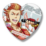 ハート缶バッジ アイドルマスター SideM 紅井朱雀