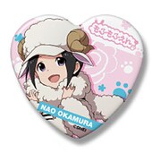 ハート缶バッジ アイドルマスター SideM 岡村直央