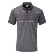 P03184-A731-XL [PING16SS ジョナス ポロシャツ アスファルト×アスファルト マール XLサイズ]