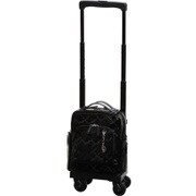 キャリーバッグ 旅行日数目安:1~2泊 6L 機内持ち込み可 2輪ストッパー 折りたたみバッグ付 ブラック D-201 エマイロII TS15
