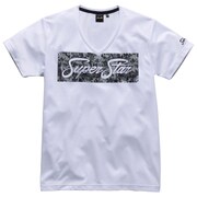 K2MA601079 [SuperStar Tシャツ メンズ XLサイズ ホワイト×ブラック]